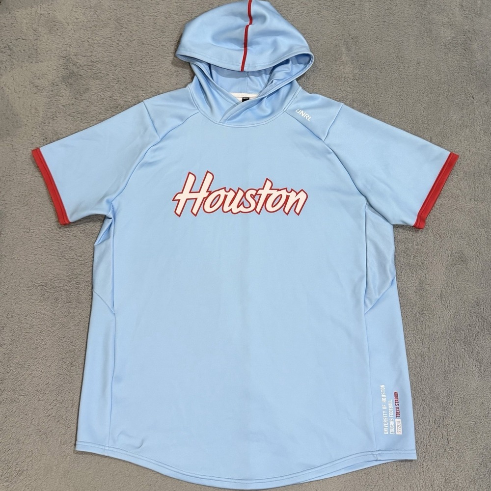 UNRL TEAM ISSUED Houston Cougars Football Hoodie XL Performance Warmup Pullover